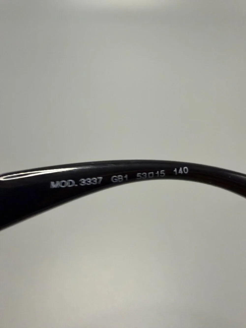 Versace VE3337 GB1 Black Gold Eyeglass Frames 53-15-140 New Demo